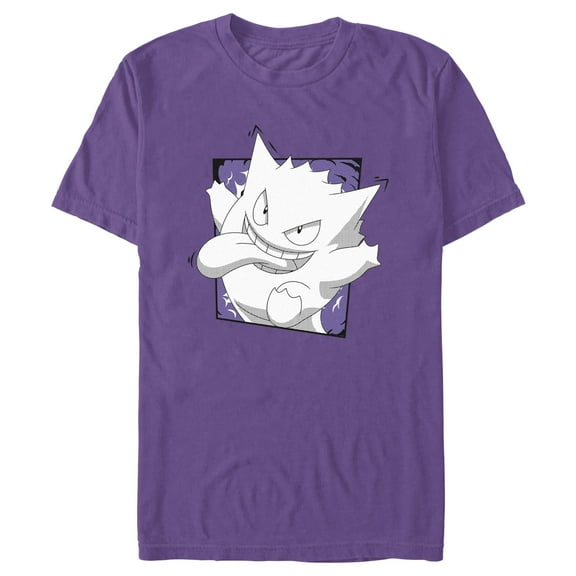 Men's Pokemon Comic Book Gengar  Graphic T-Shirt