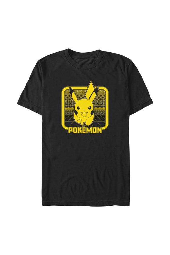 Men's Pokemon Digital Pikachu Graphic T-Shirt