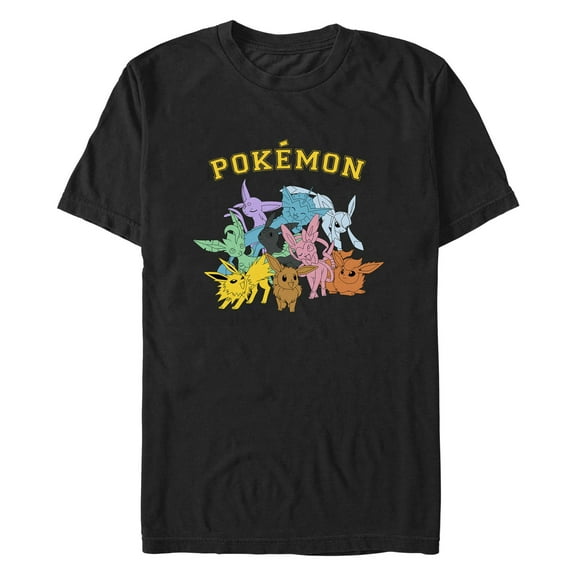 Men's Pokemon Eeveelutions  Graphic T-Shirt