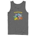 thumbnail image 1 of Men's Pokemon Eeveelutions  Tank Top Charcoal Large, 1 of 4