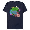 thumbnail image 1 of Men's Pokemon Floral Oddish Graphic Tee Navy Blue Large, 1 of 5