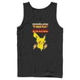 thumbnail image 1 of Men's Pokemon Get Ready to Battle Pikachu Retro  Tank Top Black 2X Large, 1 of 5