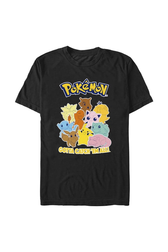 Men's Pokemon Gotta Catch 'Em All Group Graphic T-Shirt