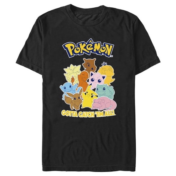 Men's Pokemon Gotta Catch 'Em All Group Graphic T-Shirt