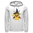 thumbnail image 1 of Men's Pokemon Halloween Pikachu Magic Wand  Pull Over Hoodie White X Large, 1 of 4