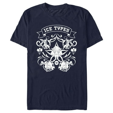 Men's Pokemon Ice Types Artistic  Graphic T-Shirt