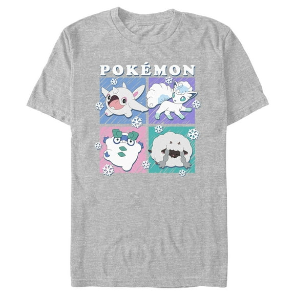 Men's Pokemon Ice Types Pastels Graphic T-Shirt