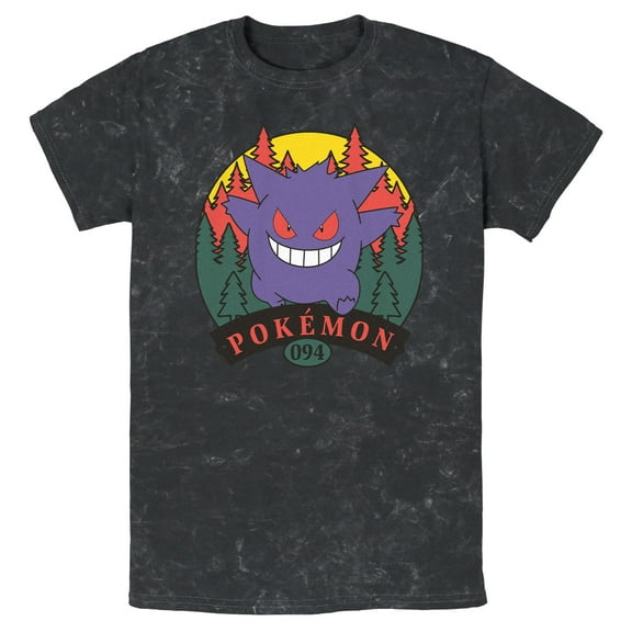 Men's Pokemon Icon Gengar 094  Graphic T-Shirt