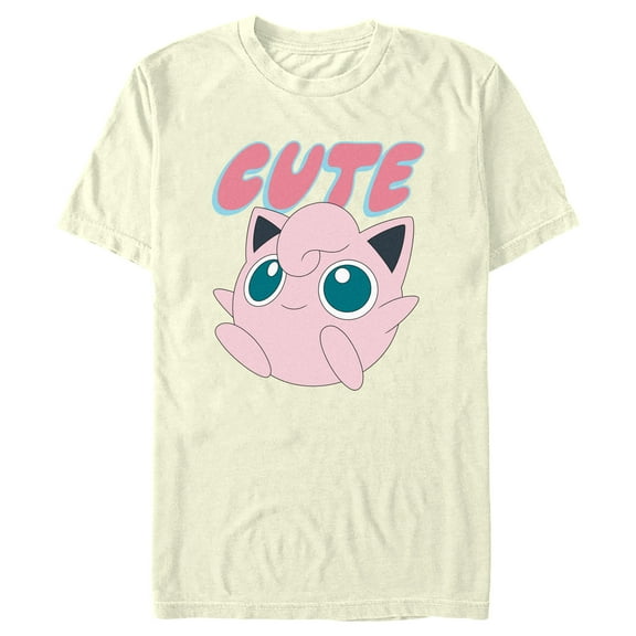 Men's Pokemon Jigglypuff Cute  Graphic T-Shirt