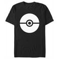 thumbnail image 1 of Men's Pokemon Large Poke Ball Graphic Tee Black X Large, 1 of 5