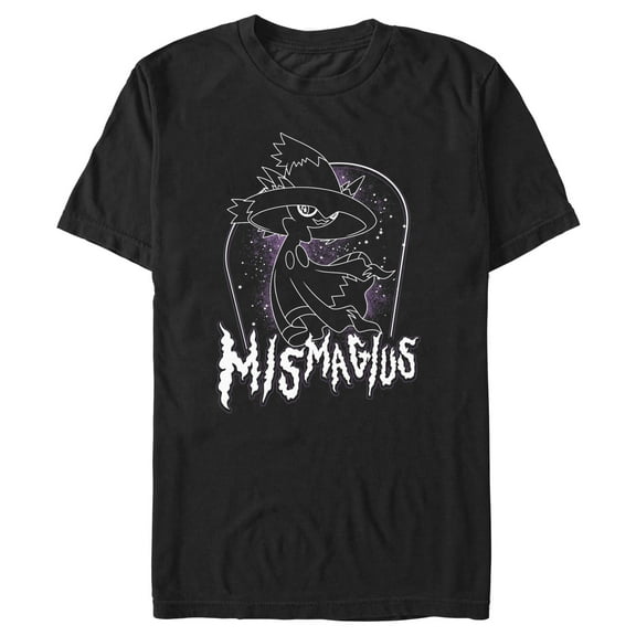 Men's Pokemon Lineart Mismagius Graphic T-Shirt