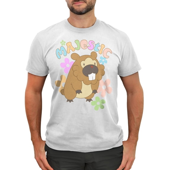 Men's Pokemon Majestic Bidoof Graphic T-Shirt