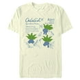 thumbnail image 1 of Men's Pokemon Oddish Pokedex Entry  Graphic Tee Beige Large, 1 of 4