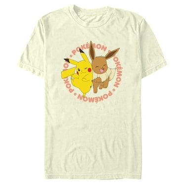 Men's Pokemon Pals Pikachu and Eevee  Graphic T-Shirt