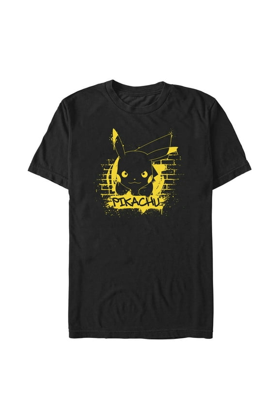 Men's Pokemon Pikachu Mural Graphic T-Shirt