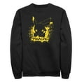 thumbnail image 1 of Men's Pokemon Pikachu Mural Sweatshirt Black Large, 1 of 4