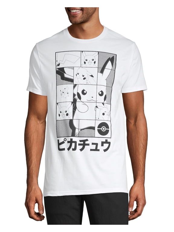 Men's Pokemon Pikachu Puzzle Box Graphic T-shirt