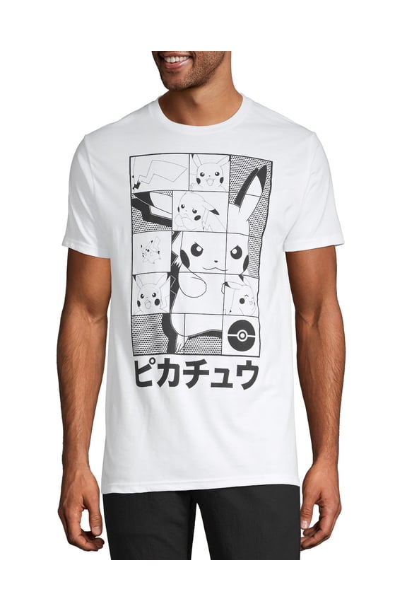 Men's Pokemon Pikachu Puzzle Box Graphic T-shirt