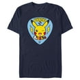 thumbnail image 1 of Men's Pokemon Pikachu Rocks  Graphic Tee Navy Blue 3X Large, 1 of 5
