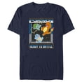 thumbnail image 1 of Men's Pokemon Ready To Battle Trio Graphic Tee Navy Blue 2X Large, 1 of 5