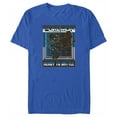thumbnail image 1 of Men's Pokemon Ready to Battle Retro Grid  Graphic Tee Royal Blue Small, 1 of 4