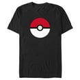 thumbnail image 1 of Men's Pokemon Simple Pokeball  Graphic Tee Black Medium, 1 of 5