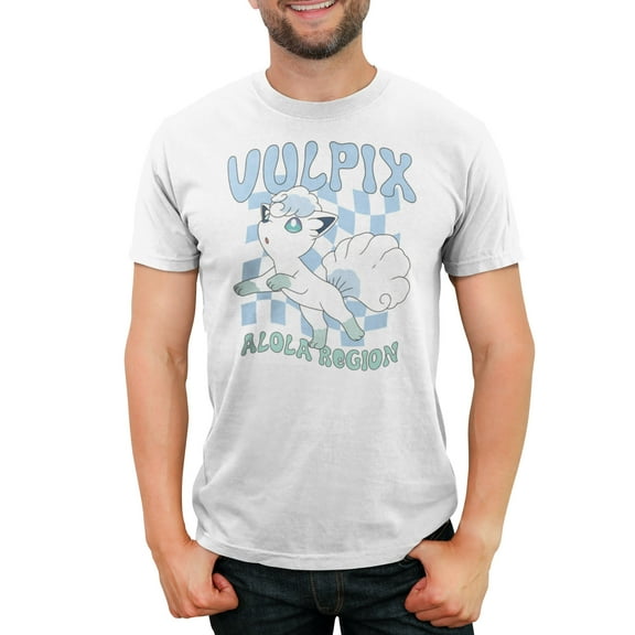 Men's Pokemon Vulpix Alola Region  Graphic T-Shirt