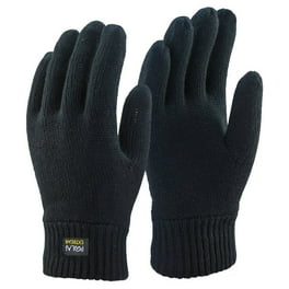 Dents Mendip Wool-Lined Leather Officer's Gloves - English