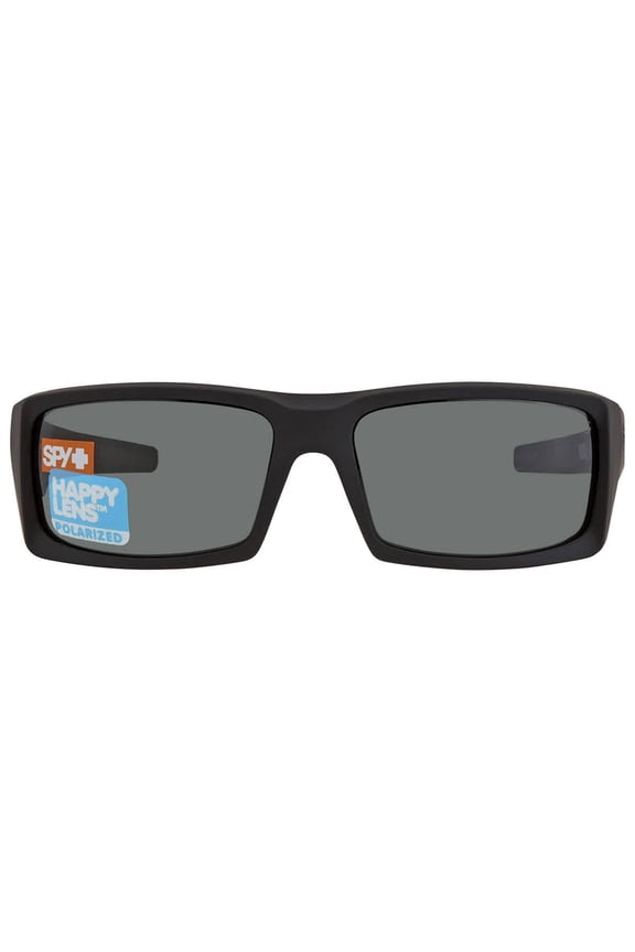 Men's Polarized General 673118973864 Black Wrap Sunglasses