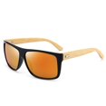 thumbnail image 1 of Men's Polarized Sunglasses with UV Protection Bamboo Frame Lightweight Design for Outdoor Activities Shading Anti-UV, 1 of 1