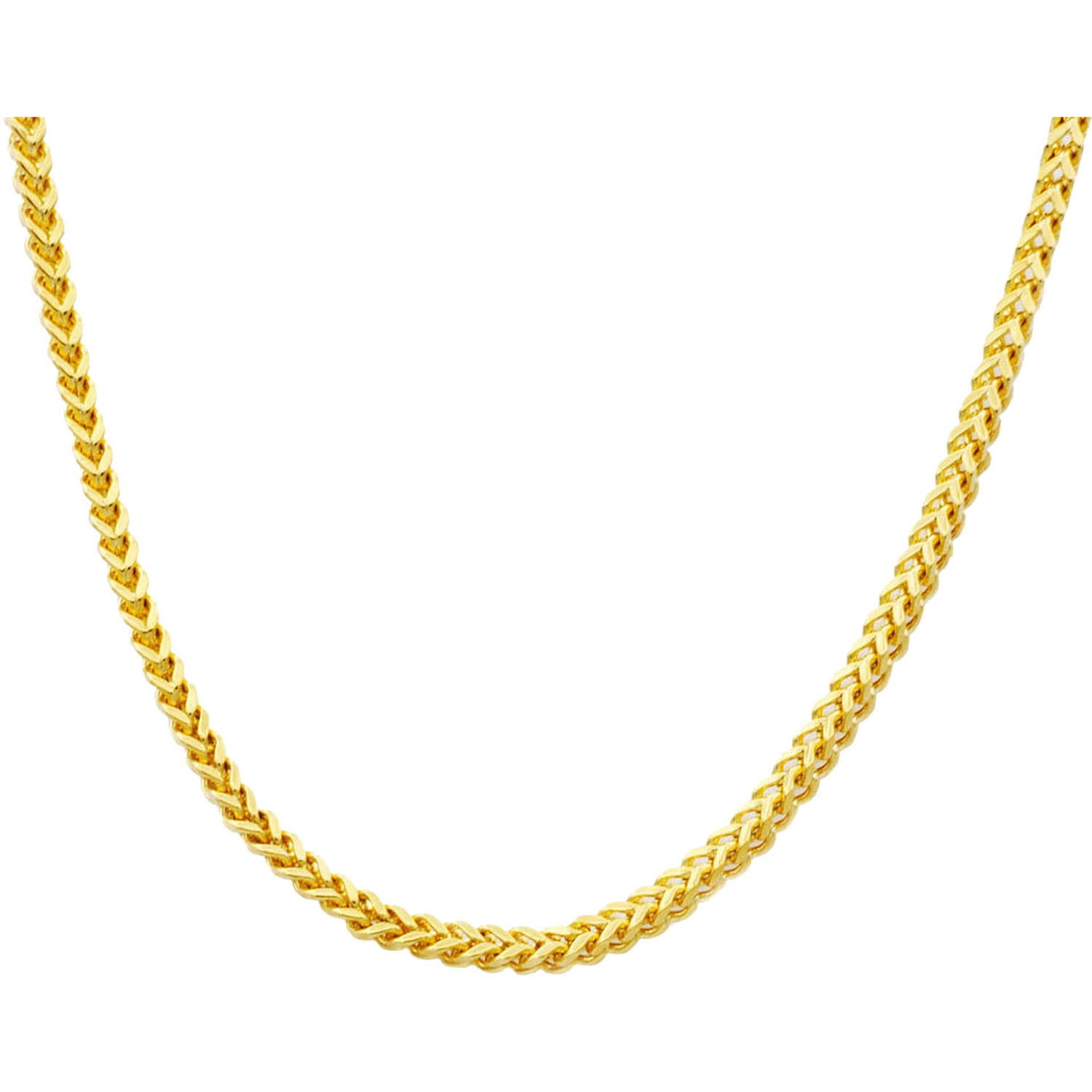 ARISTA Men's Polished Gold-Plated Stainless Steel Franco Chain, 24"