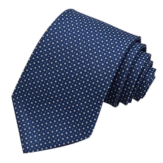 Men's Polka Dot Woven Tie, Business Work Formal Occasions Classic Necktie