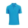 thumbnail image 1 of Men's Polo Golf Classic Sports Casual Cotton Short Sleeve Jersey Shirt Blue - Small, 1 of 4