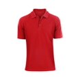 thumbnail image 1 of Men's Polo Golf Classic Sports Casual Cotton Short Sleeve Jersey Shirt Red - Large, 1 of 4