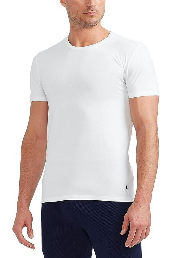 Men's Polo Ralph Lauren Crewneck Undershirt Polo Pony Embroidery, Classic Fit, Size Small