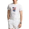 thumbnail image 1 of Men's Polo Ralph Lauren White Team USA 2024 Summer Olympics Villagewear Bear T-Shirt, 1 of 2