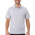 thumbnail image 1 of Woolverino - Men's Merino Wool Microweight Polo - Ash Gray - 2X-Large, 1 of 3
