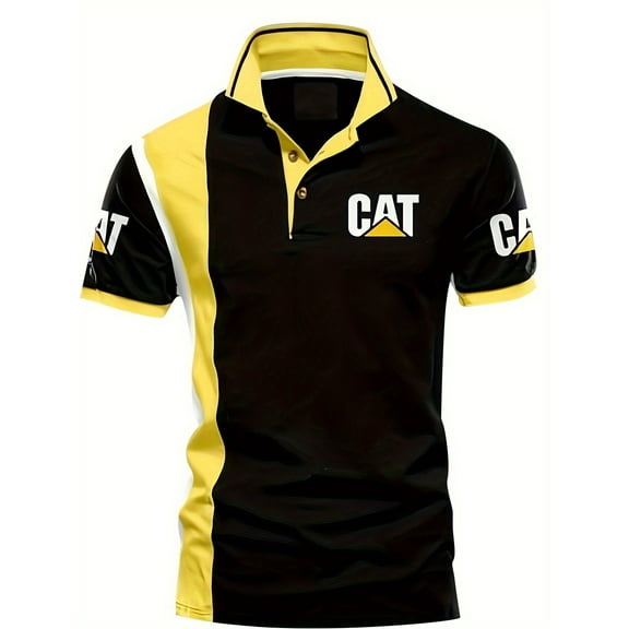 Men's Polo Shirt Short Sleeve Athletic Performance Tactical Shirts for Men Outdoor Sport Work T-Shirt