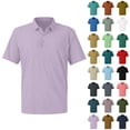 thumbnail image 1 of Men's Polo Shirts Golf Quick Dry Collared Moisture Wicking Short Sleeve Athletic Performance Shirts, L, 1 of 9