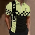 thumbnail image 1 of Men’s Polo Shirts Quick Dry Short Sleeve T-Shirts Classic Casual Work Sports Collared Neck Mens T-Shirts Breathable Yellow M, 1 of 2