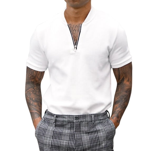 Men's Polo Shirts Short Sleeve 0 Shirts White M