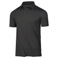 thumbnail image 1 of Men's Polo Shirts Short Sleeve Collared Black Shirts for Men UPF 30+ Performance Wear XXL, 1 of 8