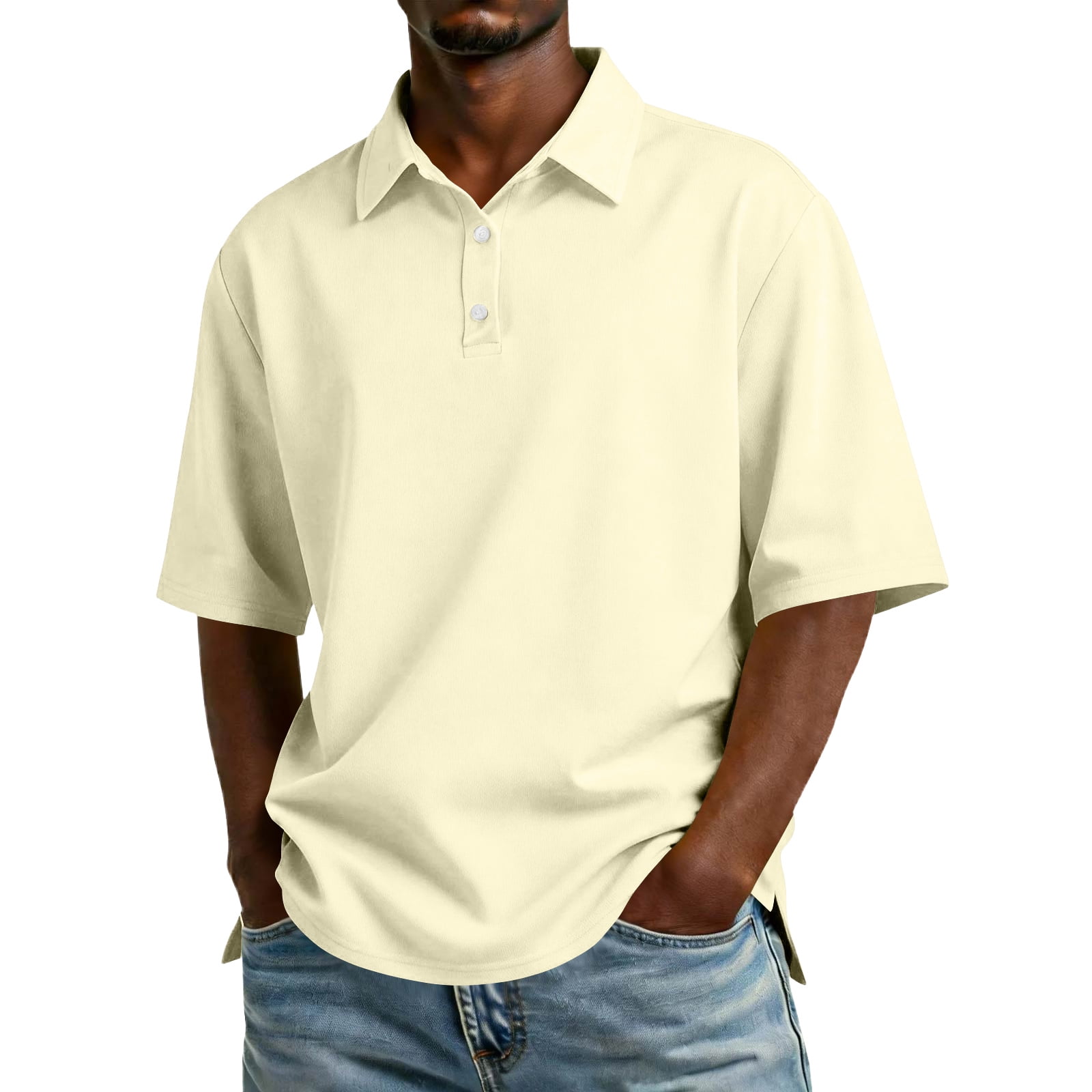 Men's Polo Shirts Short Sleeve Dry Fit Classic Golf Shirt Lightweight ...