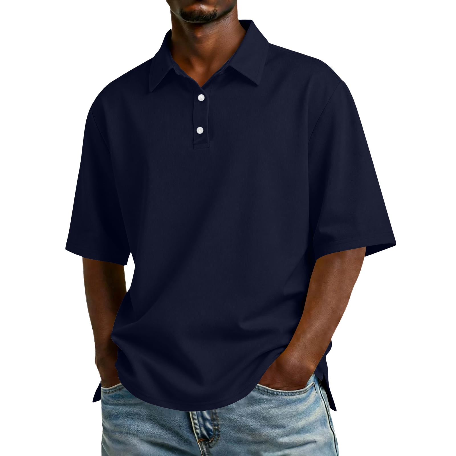 Men's Polo Shirts Short Sleeve Dry Fit Classic Golf Shirt Lightweight ...