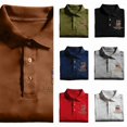 thumbnail image 1 of Men's Polo Shirts Short Sleeve Performance Golf Polo Shirt for Men Casual Business Work Slim Fit Cotton Pique Classic Polo T Shirts, 1 of 5