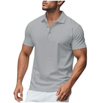 Men's Polo Shirts Short Sleeve Soft Cotton Pique T-Shirts Classic Fit Casual Performance Golf Shirts
