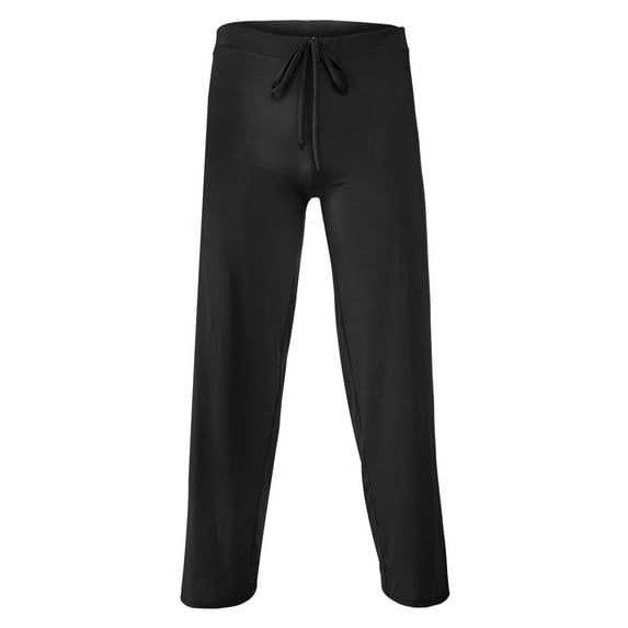 Men's Polyamide Pajama Pants Sleep Pant Nightwear Sleepwear Pants Silk Yoga Pants Lounge Trousers Sleepwear