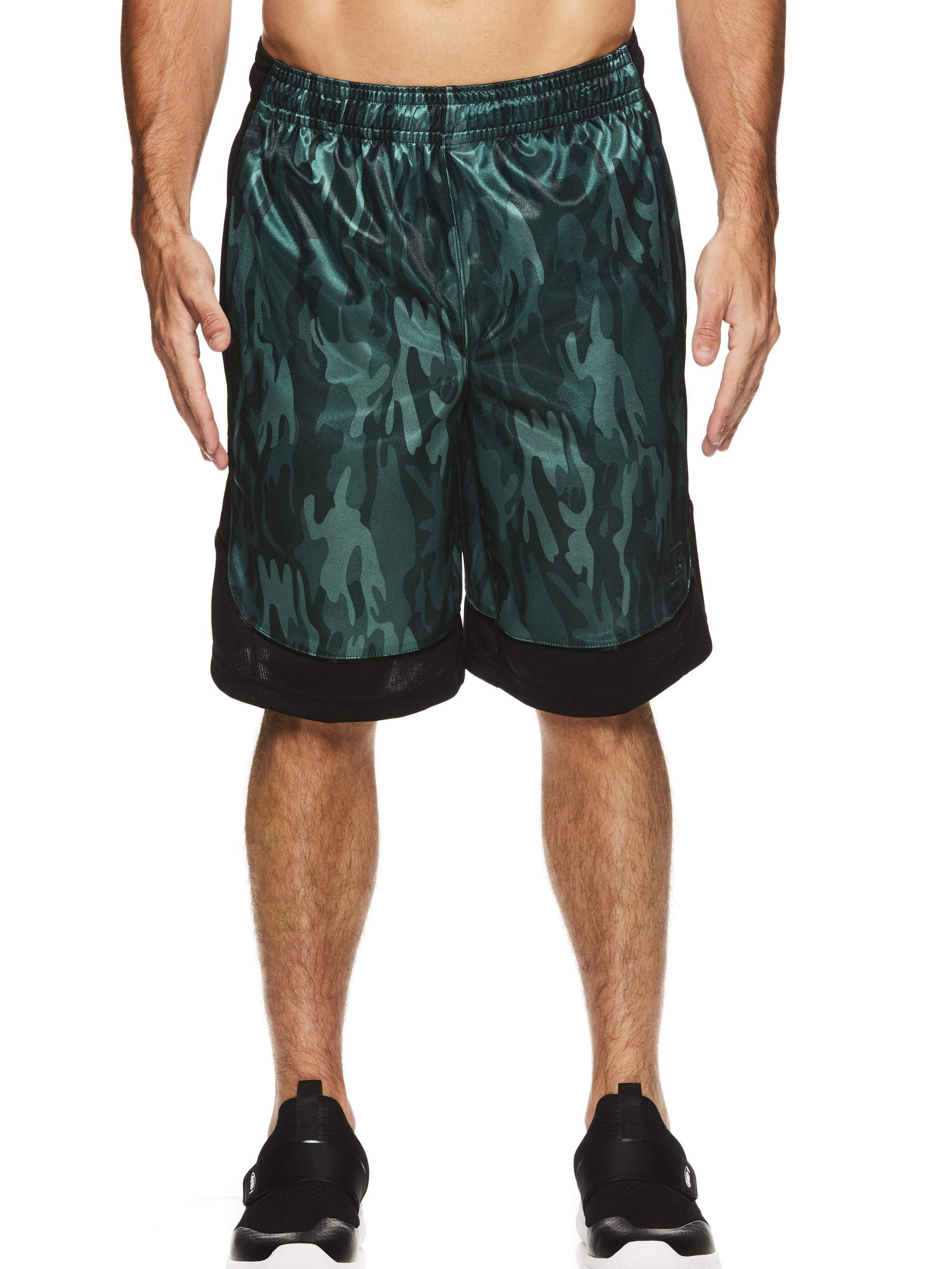 Men's Polyester All Court Printed Camo Basketball Shorts - Walmart