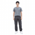 thumbnail image 1 of Men's Polyester Cargo Pants, Loose Straight Fit Multi-Pocket Outdoor Hiking Work Casual Trousers, 1 of 6