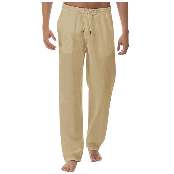 Men's Polyester Casual Pants Four Seasons Fit True to Size - Outdoor/Motion (M-XXXL)
